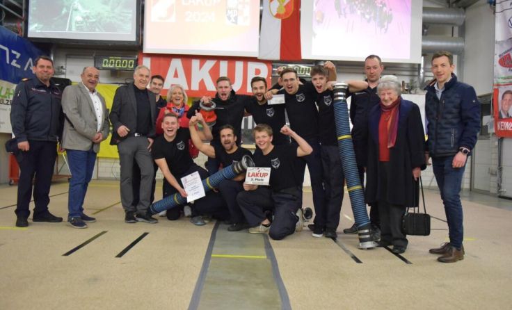 Platz 3 und Tagesbestzeit für Zwettl (Foto: FF Lasberg)