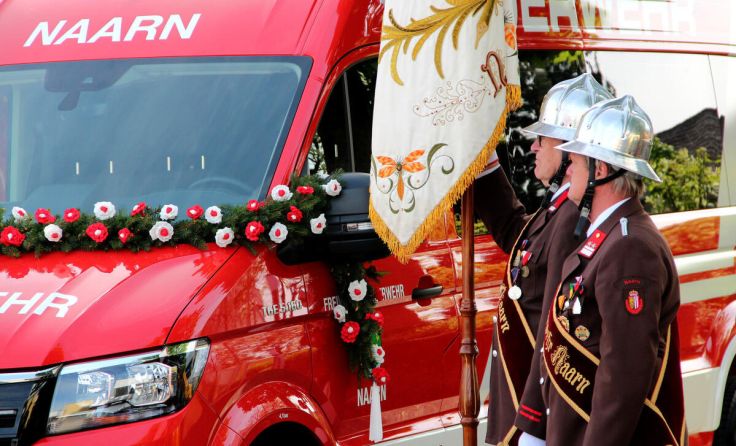 Fahrzeugsegnung in Naarn (Foto: FF Naarn/Baumgartner)