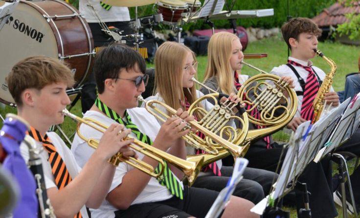 Ab 19 Uhr spielt das Jugendorchester forteffortissimo auf. (Foto: Herbert Preslmair)