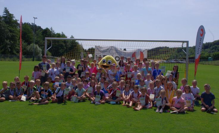 Mehr als 100 Kinder nahmen an dem Bewegungsfest teil. (Foto: Union Pregarten)