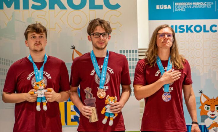 Bronze für Lukas Leisch und seine Teamkollegen (Foto: eug2024.eu)