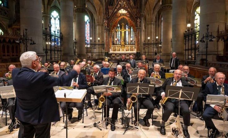 Die Seniorenmusik des Bezirkes Perg bei der Feier im Dom (Foto: Seniorenbund)