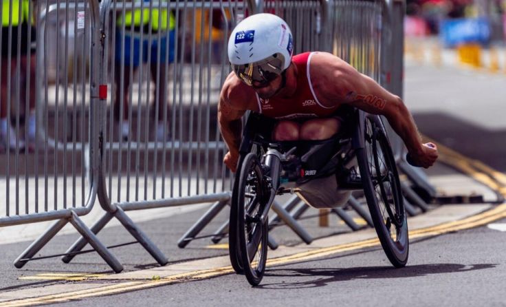 Archivfoto Brungraber Swansea 2024 (Foto: Lumley/World Triathlon)