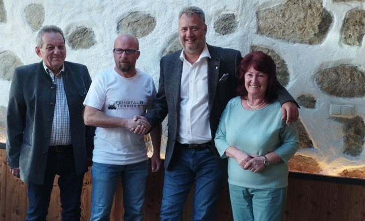 Heinrich Meditz, Roland Schwarz, Peter Handlos und Monika Gabauer (Foto: privat)