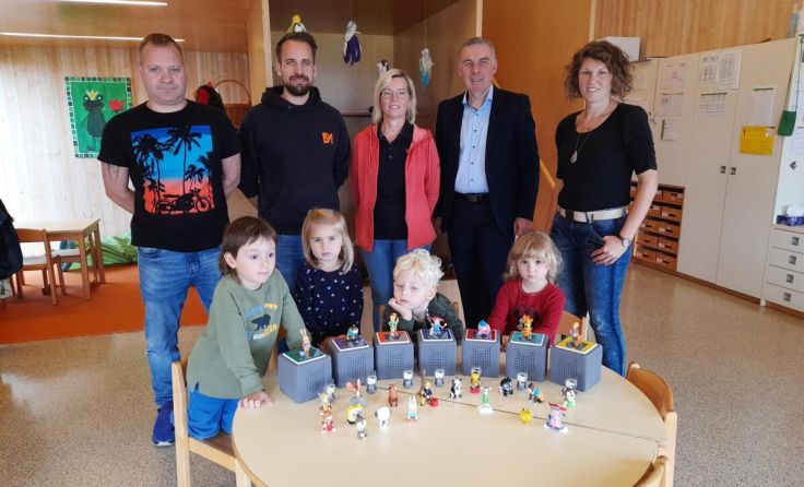 Spendenübergabe im Kindergarten Neumarkt (Foto: Kindergarten Neumarkt)