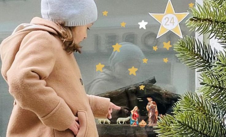 Der Krippenweg beinhaltet ein Suchspiel für Kinder. (Foto: Katharina Rotschne/Stadtmarketing)