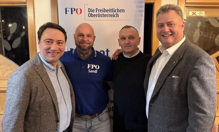 Manfred Haimbuchner, Jürgen Pieber, Christian Rajal, Peter Handlos (Foto: privat)