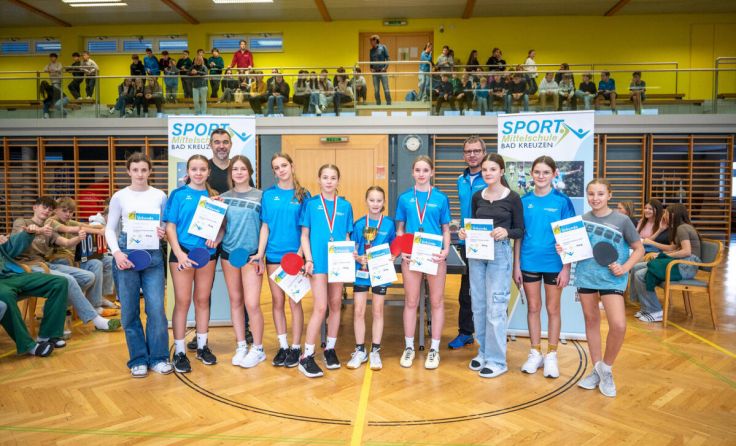 Die Gewinnerinnen bei den Mädchen (Foto: Josef Pils)