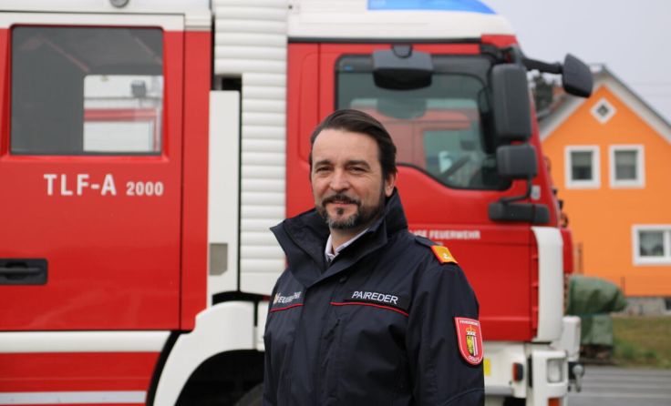 Bezirks-Feuerwehrkommandant Eduard Paireder (Foto: Victor Vogelang)