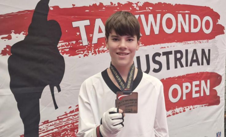 Bronze für Christoph Grasböck (Foto: TKD ASKÖ Freistadt)
