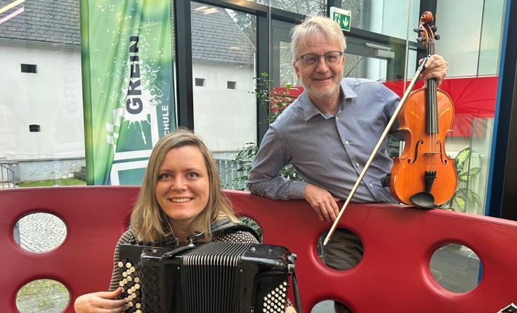 Ariane und ihr Vater Johannes Buck (Foto: Manuela Kloibmüller)