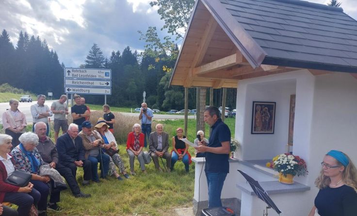 Segnung des Ortsmühlmarterls (Foto: Sonja Maier)