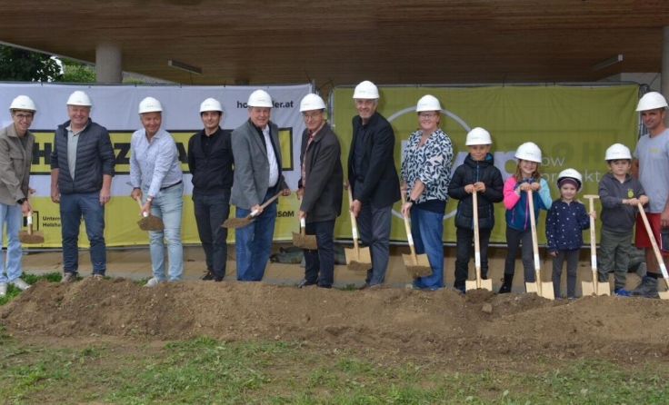 Spatenstichfeier in Waldburg (Foto: Herbert Preslmaier)
