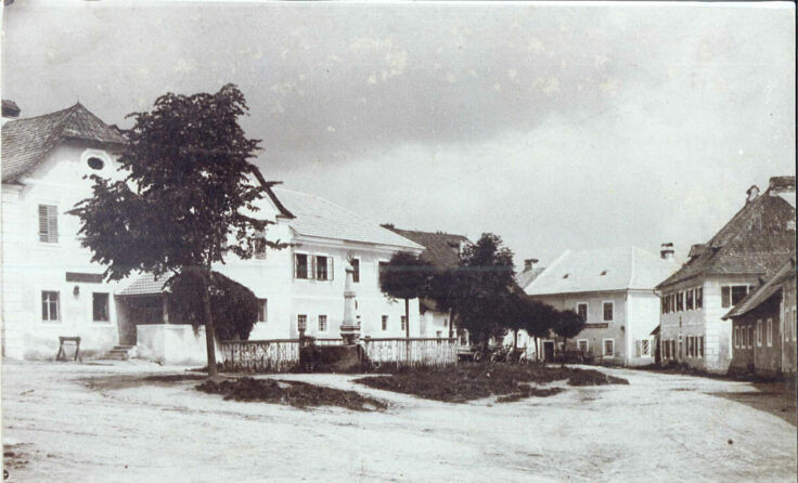 Lasberg vor zirka 100 Jahren (Foto: Marktgemeinde Lasberg)