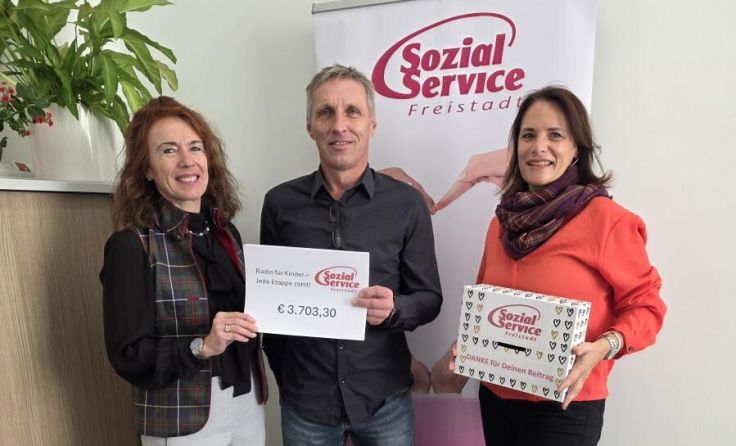 Renate Leitner, Andreas Sigl und Barbara Tröls (Foto: Sozial Service Freistadt)
