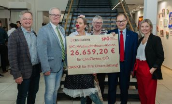 SPÖ Bezirk Freistadt spendet an CliniClowns
