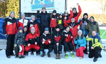 120 Kinder beim Schirennen der Union Schönau 