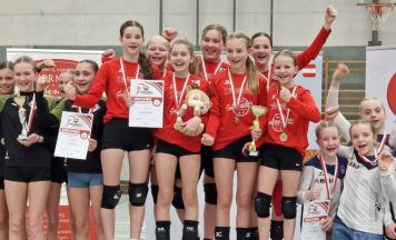 Faustball: Dritter Landesmeistertitel für U12 Mädels aus Hirschbach