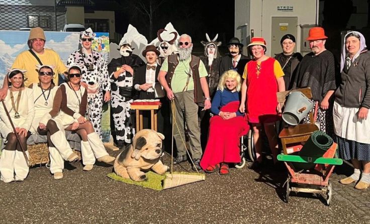 "Heidi" wurde zur besten Maskierung in Leopoldschlag gewählt. (Foto: Hackermüller)