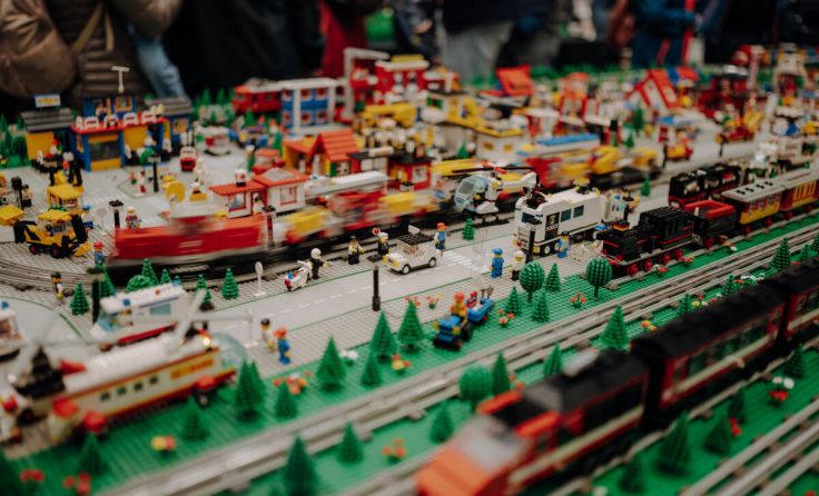 Lego-Stadt (Foto: Mühlviertler Modellbaumesse)