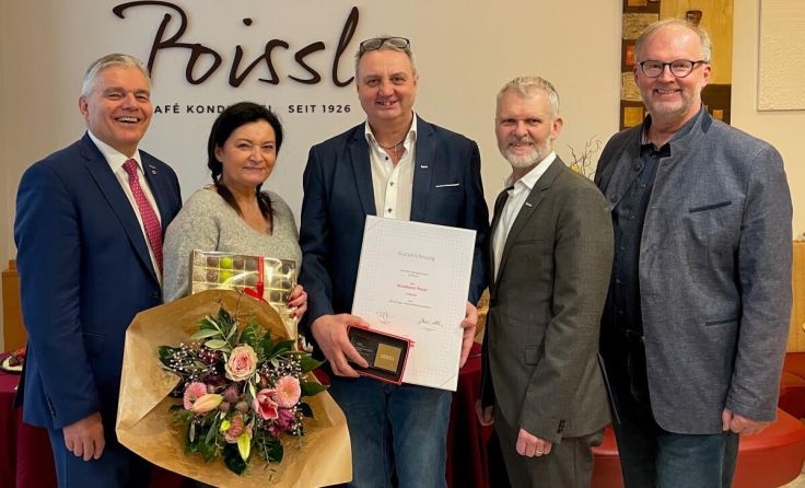 Leo Jindrak, Karoline Ardeleanu, Clemens Poissl, Reinhard Honeder, Christian Naderer (Foto: WKO)