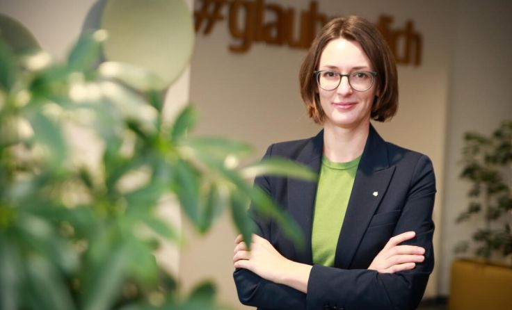 Anita Hammer, Sustainability Officerin der Sparkasse OÖ (Foto: Sparkasse OÖ/Eva Stiftinger)