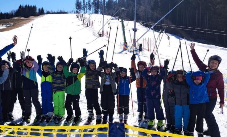 Pistenspaß für die VS Liebenau (Foto: VS Liebenau)
