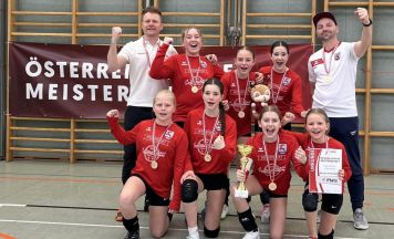 Hirschbacher U12-Faustballerinnen holen Staatsmeistertitel 