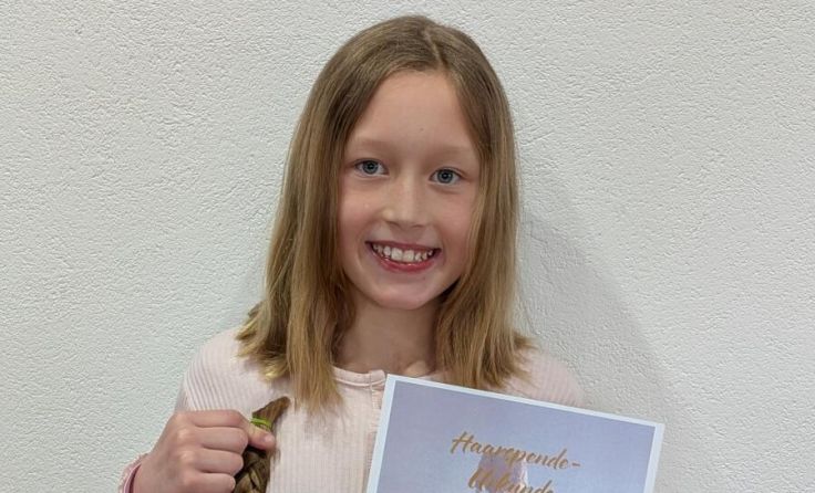 Lara Hübsch hat ihre Haare gespendet. (Foto: privat)