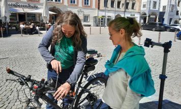 Radcheck am Freistädter Hauptplatz 