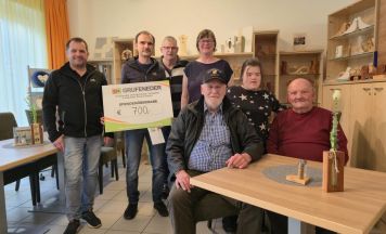 Grufeneder spendet an Lebenshilfe Unterweißenbach