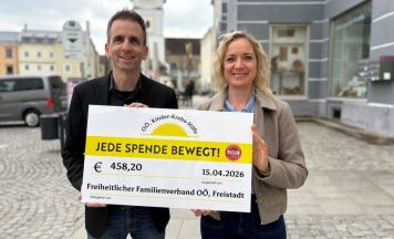 Spende für Kinder-Krebs-Hilfe 