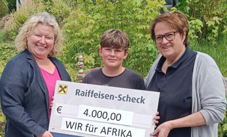Die Schüler sammelten Spenden in der Höhe von 4.000 Euro. (Foto: MS Neumarkt)