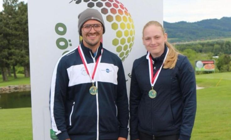 Landesmeister: Tobias Neunteufel und Anna Liegerer (Foto: Golfclub Mühlviertel)
