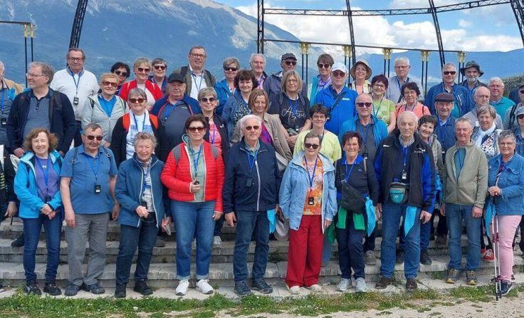 Die Reiseteilnehmer in Albanien (Foto: Gerlinde Tucho)