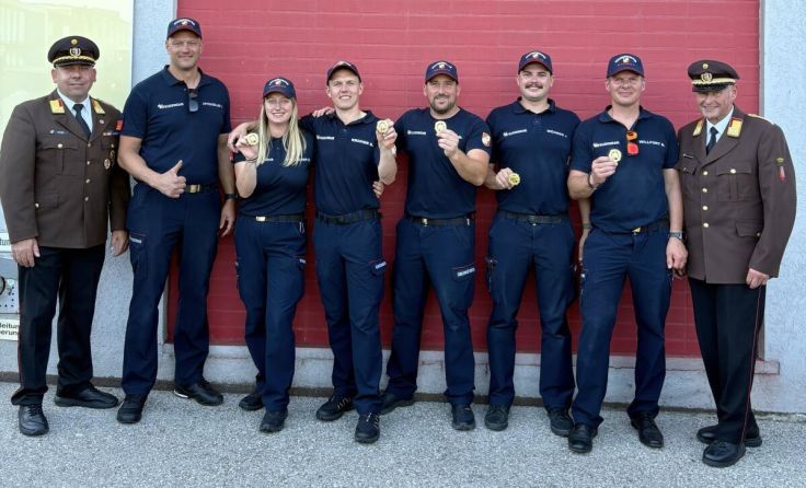 Feuerwehrleistungsabzeichen in Gold (FLA Gold) (Foto: Anna Jachs)