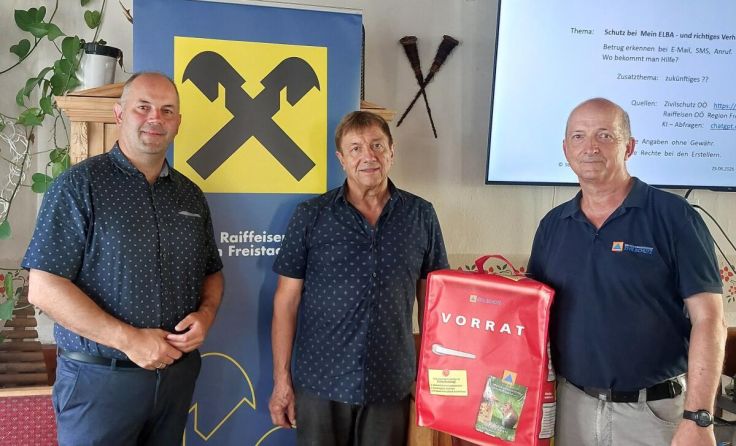 Andreas Rudlstorfer, Josef Schöllhammer, Christian Giritzer (v.l.) (Foto: Gerlinde Tucho)