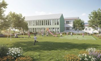 Baustart für den Ausbau von Volksschule und Hort in Hagenberg