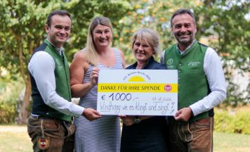 Windhaag wie es klingt und singt - 1.000 Euro-Spende für Kinder-Krebs-Hilfe