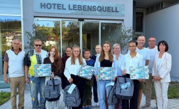 Vier neue Lehrlinge für das Gesundheitsresort Bad Zell