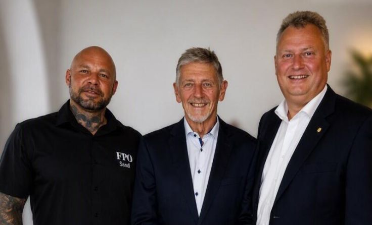 Jürgen Pieber, Rupert Schierz, Landtagsabgeordneter Peter Handlos (Foto: privat)