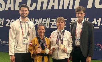 Medaillenjubel bei Poomsae-WM für Tragweinerinnen