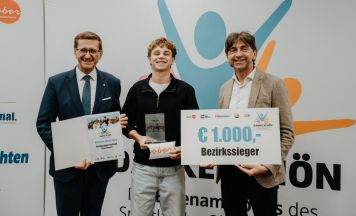 Ehrenamtspreis - Simon Brunner aus Schönau holt Bezirkssieg