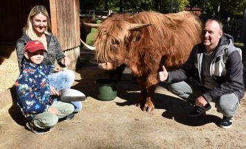 Tierpatenschaft im Tierpark Stadt Haag sorgt bei Tragweinerin für unvergesslichen 40. Geburtstag