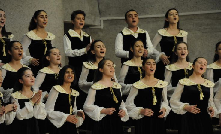 Little Singers of Armenia bei einem ihrer zahlreichen Auftritte (Foto: Little Singers of Armenia)