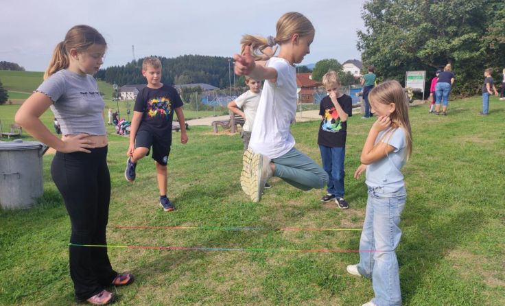 Bewegungstag am Badeteich Grünbach (Foto: Gemeinde Grünbach)