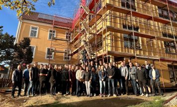 Gleichenfeier für Kindergartenzubau in Rainbach 
