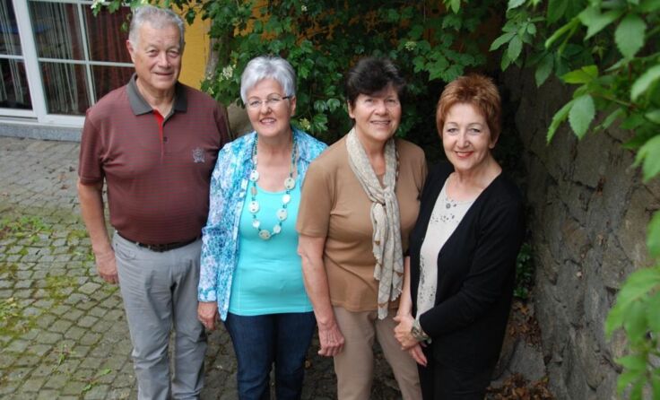 Bernhard Müller, Ingeborg Weißenböck, Elfi Winkler und Inge Goldmann.