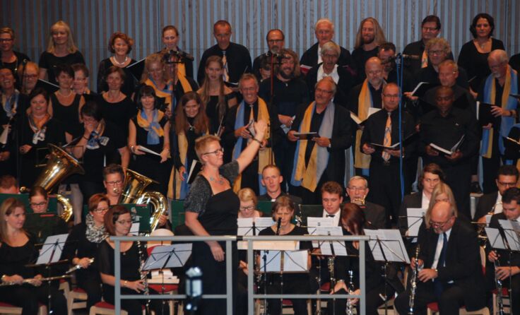 Jubel am Ende der Benefiz-Gala.