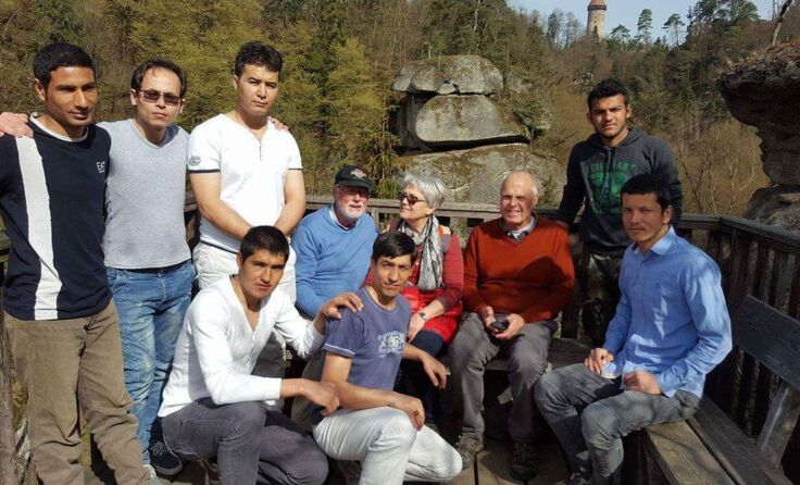 Wanderungen mit Asylwerbern stärken das Miteinander. 